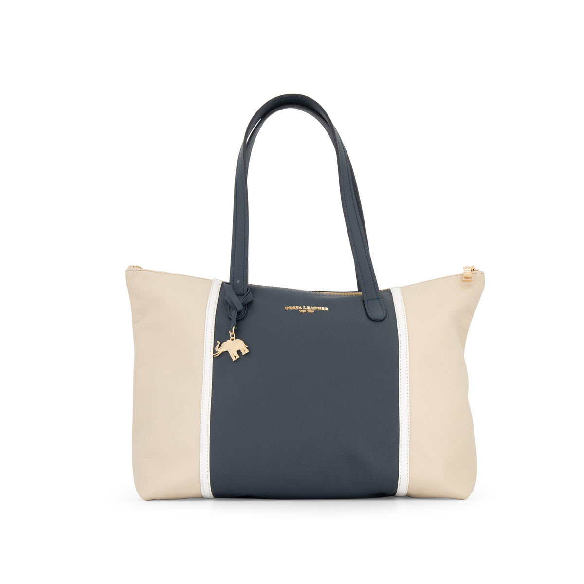 #Color_navy, white & cream