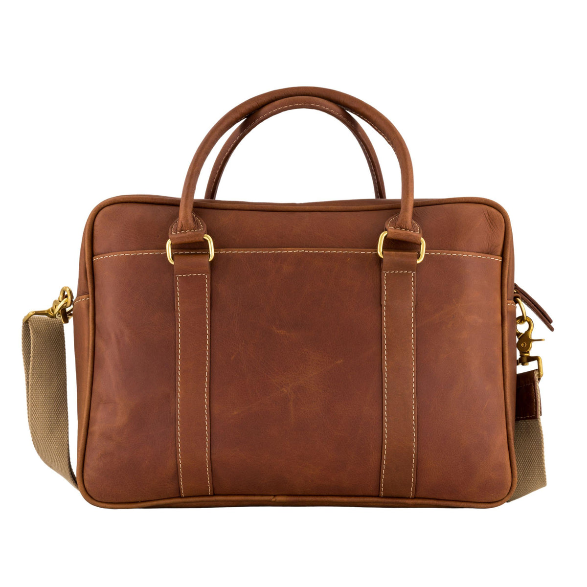 Briefcase - Vintage Tan