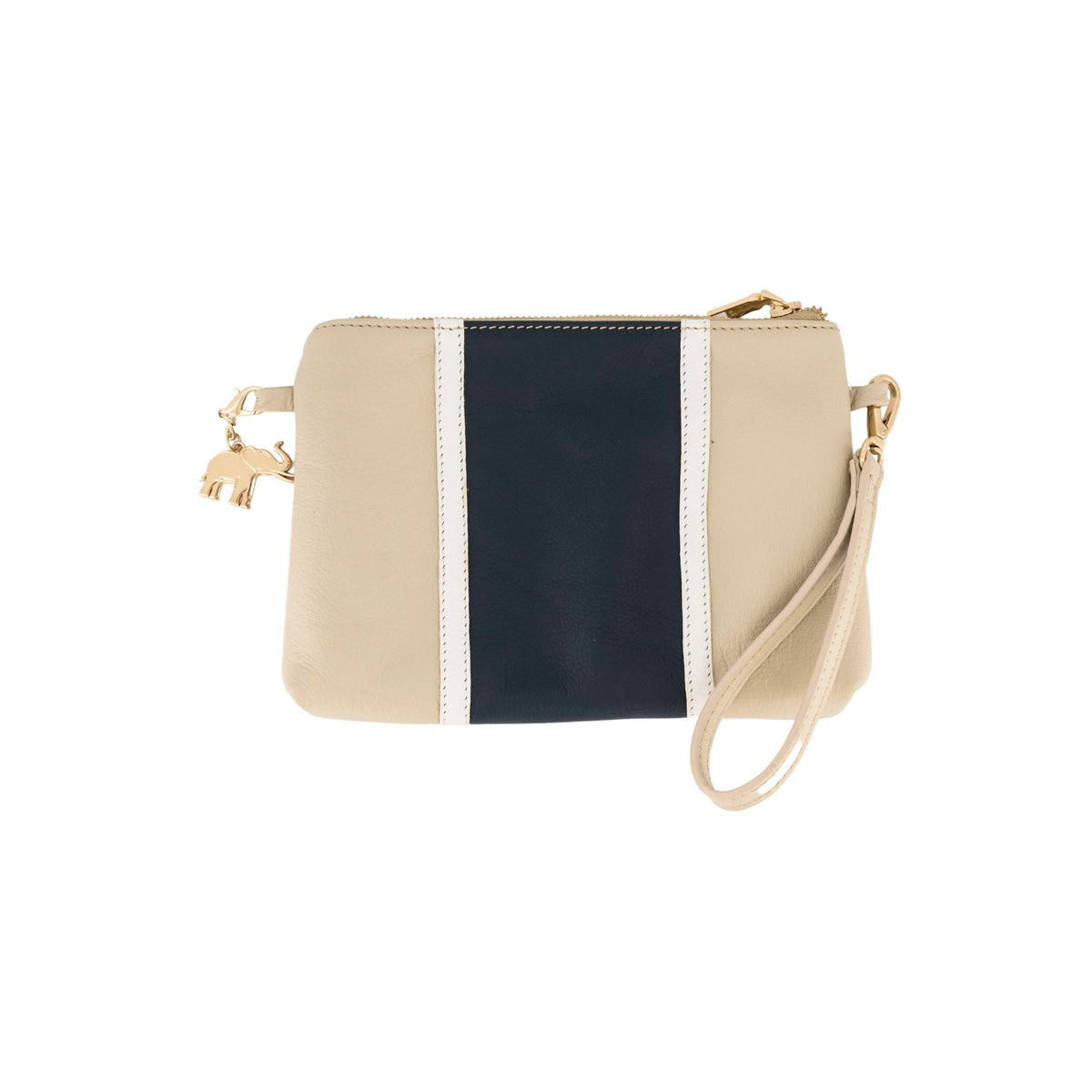 #Color_navy, white & cream